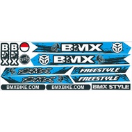 BMX STRIPING BICYCLE STICKERS VARIATIONS UNIVERSAL BICYCLE STICKERS BMX STRIPING MOTIF