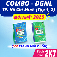 Combo - Sách Tuyển tập 30 đề thi đánh giá năng lực Đại học Quốc gia TP Hồ Chí Minh (2 cuốn) - 2025 c