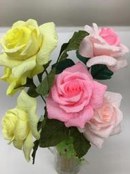 手工花 - 2019最新花禮-永久不凋紙花玫瑰花束3朵到999朵訂製