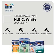 Dulux Wall/Door/Wood Paint - N.B.C. White (30GY 76/017) (Ambiance All/Pentalite/Wash &amp; Wear/Better Living)