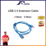 USB 2.0 Extension Cable AM to AF PC | 3 Meter & 5 Meter