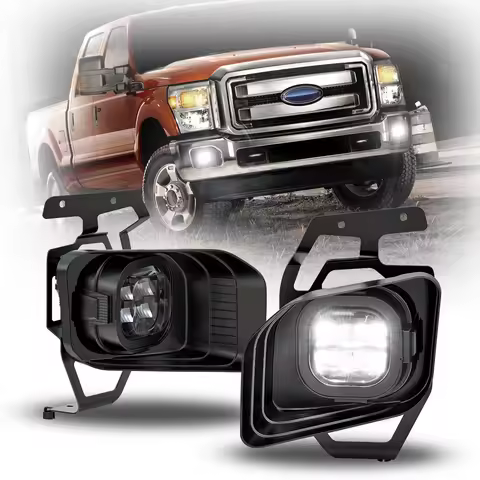 LED Fog Lamps For Ford F-250 F-350 F-450 F-550 Super Duty 2011-2016 Pickup Truck H11 Lights Assembly
