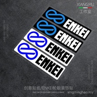 New Product enkei enkei Wheel Decoration Car Sticker Unique jdm Car Modified Reflective Sticker Wate