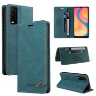 For Vivo Y12A Y12S Y20G Y20S G Y20T Y20A Y20i Y20 2021 Phone Case Business Leather Wallet Card Slots