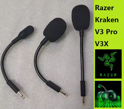 Original Headphone Microphones for Razer Kraken V3,V3 RGB,V3 Pro Wireless Gaming Headset Mic
