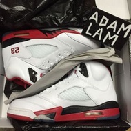 NIKE AIR JORDAN 5 Retro "Fire Red" US 8.5