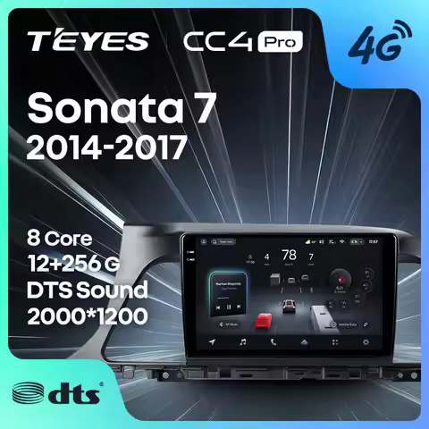 TEYES CC4 PRO For Hyundai Sonata 7 LF 2014 - 2017 CarPlay Android Auto 2DIN Autoradio Car play Radio
