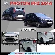 PROTON IRIZ 2014-2018 SPORTIVO STYLE FULLSET SKIRTING (FRONT SKIRT ,SIDE SKIRT, REAR SKIRT,SPOILER)-