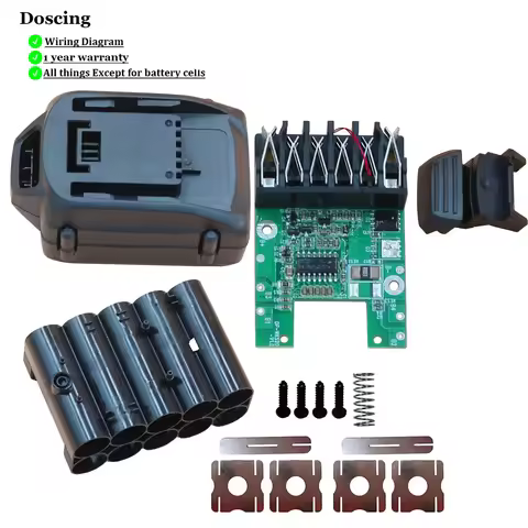 Doscing WA3578 Battery case With PCB BMS Circuit Board for worx 20V DIY Capacity Lithium Electric To