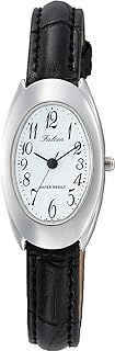 Citizen Q&amp;Q QA03-304 Women's Watch, Analog Waterproof, Leather Strap, Black, Dial color - white, watches Cheap Citizen,Casual