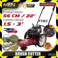 OGAWA XR220 173CC 22" Brush Cutter / Mesin Pemotong Rumput w/ Wheel & Handle