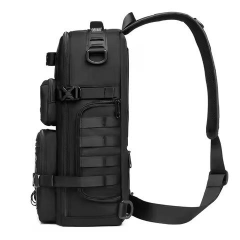 Ozuko Tactical bag Outdoor Tactical One Shoulder Crossbody Bag High Capacity Waterproof Sports Bag F
