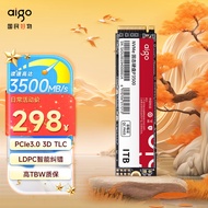 爱国者 (aigo)1TB SSD固态硬盘 M.2接口(NVMe协议PCIe3.0x4)长江存储晶圆 P3500 读速高达3500MB/s