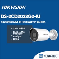 HIKVISION DS-2CD2023G2-I 2MP ACUSENSE FIXED BULLET NETWORK CAMERA