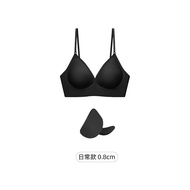 [Queen Secret] 0.8cm/2cm Cup Halter Bra - Invisible Skin Design with Large U-Back for Small Bust Sup
