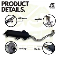 CJ IPOH BUBO STEEL QJ AX200S EXHAUST BACK PRESSURE 32MM EKZOS AX200S BACK PRESSURE CUTTING STANDARD