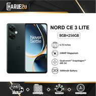 OnePlus Nord CE 3 Lite 5G Smartphone (8GB RAM+256GB ROM) | Original OnePlus Malaysia
