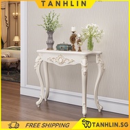 European Style Foyer Table Foyer Cabinet Fashionable Foyer Table Wall Facing Table Semi-circular Tel