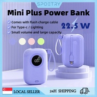 【SG】Spoetry 20000mAh Mini Plus Power Bank PD 22.5W Super Fast Charging Power Bank
