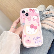 Ốp Lưng Điện Thoại Hình Mèo Kitty Dễ Thương Cho OPPO Reno10 A1pro A9A11xa32a55a58a72a93a96 Cartoon C