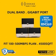 TOTOLINK T10 3-Pack Gigabit Mesh WiFi System | AC1200 Dual Band | Covers Up to 4500sqft | Pre-Paired