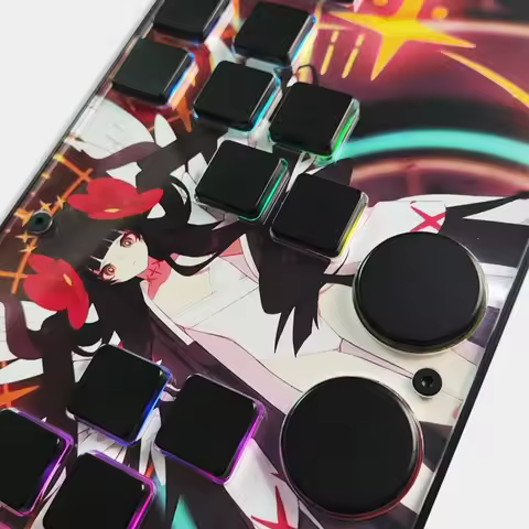 ImpactX Symmetry Portable Mechanical Keyboard DJMAX OSU Wired QMK VIA Programmable Music Game Layout