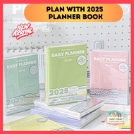 2025 Year A5 Daily Planner Annual Plan Calendar Schedule Plan Leather Notebook Diary