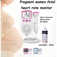 【24H】Upgraded 3.0MHz Fetal Doppler Baby Heartbeat Detector Monitor Pregnant Women Home Fetal Rate De