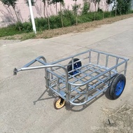 Motorcycle Trailer Trailer Rear Hanging Outdoor Travel Cycling Cargo Trailer Pet Small Trailer Stall