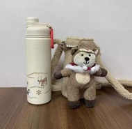 Starbucks 保溫瓶連熊仔水壺袋