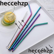 HECCEHZP Drinking Straw Metal Reusable Washable Straight Bend