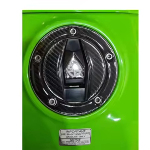 For Kawasaki Ninja H2R H2 H2-SX 2015 2016 ZX-10R ZX10R 3D Carbon Fiber Motorbike Tank Pad Gas Cap De
