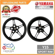 Y15 CAST WHEEL Y15 SPORTRIM Y15 SPORT RIM Y15 NEW SPORT RIM BLACK [100% ORIGINAL YAMAHA]