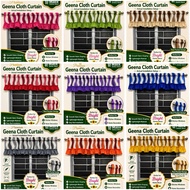 Wavy Spiral Valance Curtain for Windows 18 Inches x 59 Inches