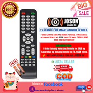 JOSON  Smart  Android TV Remote for LED BASIC TV JOSON TV REMOTE Read Description!!