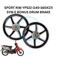 SPORT RIM YP MOTOR SYM E BONUS 110 DRUM BRAKE