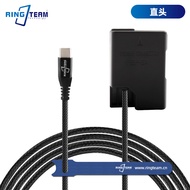 Neutral Brand Camera Fake Battery EN-EL14A to TypeC External PD Line Compatible with Nikon D5300 D32