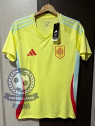 New!! เสื้อฟุตบอลทีมชาติ สเปน Away ชุดเยือน ยูโร 2024 เกรดแฟนบอล [ 3A ] สีเหลือง ตรงต้นฉบับทุกจุด คุณภาพสูงที่สุด กล้ารับประกันคุณภาพสินค้า