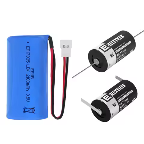 EEMB ER17335 Lithium Battery with plug/soldering feet 3.6V Non rechargeable Suitable for various typ