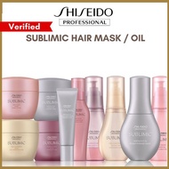 Shiseido Sublimic treatment Serum Mask Hair Oil Power Shot