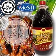 Kicap Cair / Premium Kicap Soya Cair / Premium Light Soy Sauce / Kicap Kilang 2Litre SYM / 新源美 高级生抽