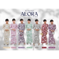 Baju Kurung ALORA KIDS by ATHIFA AZZAHRAH Moden Floral | Cotton Ironless | Set Sedondon