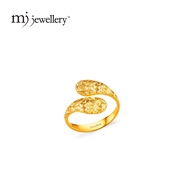 MJ Jewellery Adjustable Gold Ring C9 , 375 Gold & 916 Gold
