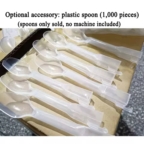 Plastic Stirring Spoon for Flurry Ice Cream Blender Machine Flurry Ice Cream Mixer Machine Milk Shak