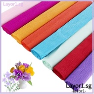 LAYOR1 Flower Wrapping Bouquet Paper, Production material paper DIY Crepe Paper, Thickened wrinkled paper Handmade flowers Wrapping Paper