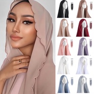 SHAWL SULAM OMBAK HEAVY CHIFFON