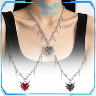 MERAH Choker Y2k Gothic Necklace Red Love Necklace Y2k Creative Design Y2k Necklace Accessories