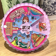 【Shipment Within 24 Hours‌】 Rotating Round Acrylic Fridge Magnet Tourist City Travel Souvenir Luoyan