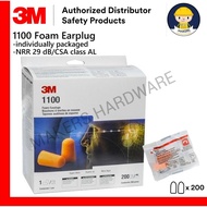ORIGINAL 3M 1100 EAR PLUG (1 PAIR) - DISPOSABLE UNCORDED EARPLUG