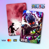 ONE PIECE LUFFY TNG 4 - TOUCH N GO STICKER CARD / NEW ATM CARD STICKER COVER, TNG CARD, ATM